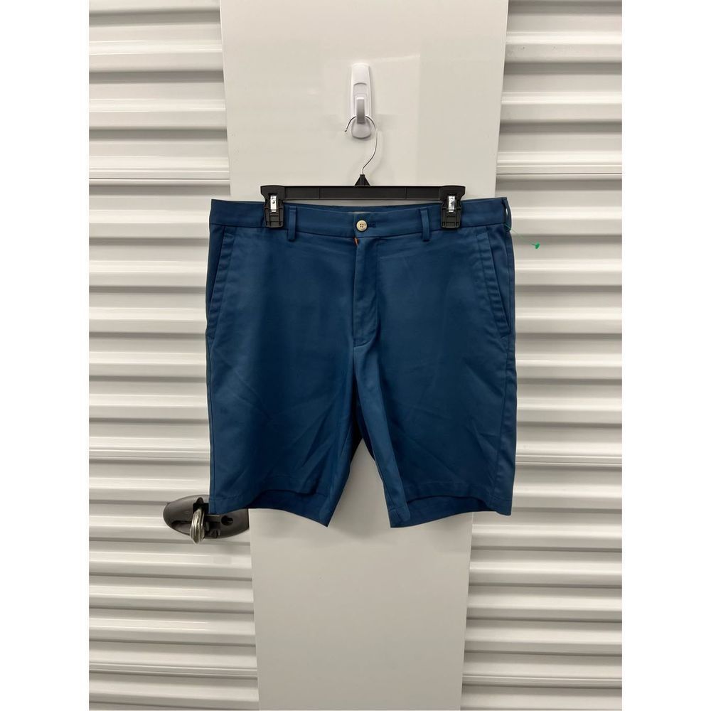 Navy Peter Millar Crown Sport Golf Shorts Size 35